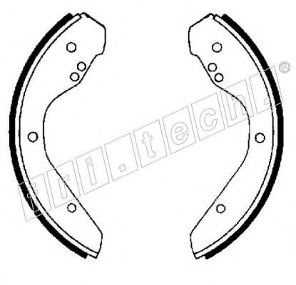 fri.tech. 1124.251 Тормозные колодоки 