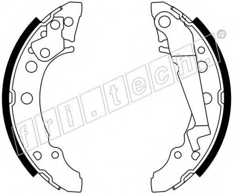 fri.tech. 1124.288 Тормозные колодоки 