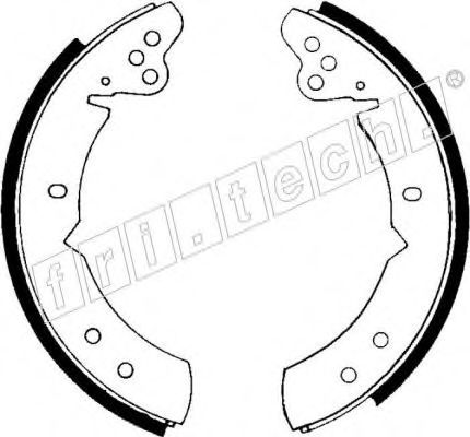 fri.tech. 1127.262 Тормозные колодоки 