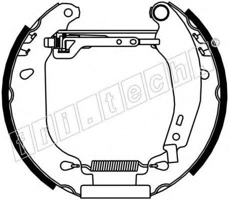 fri.tech. 16067 Тормозные колодоки для RENAULT (Рено) fri.tech. 16067 Тормозные колодоки для RENAULT (Рено)