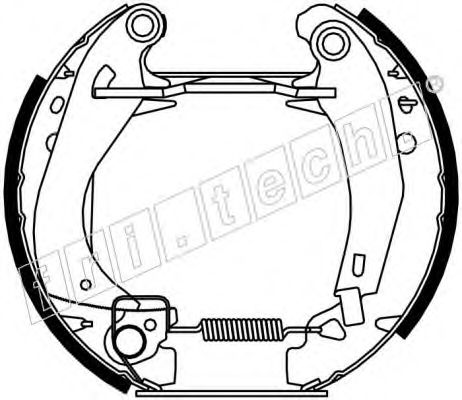 fri.tech. 16111 Тормозные колодоки 