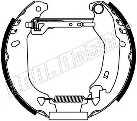 fri.tech. 16148 Тормозные колодоки 