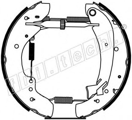 fri.tech. 16204 Тормозные колодоки 