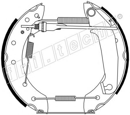 fri.tech. 16206 Тормозные колодоки 