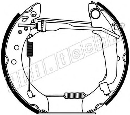 fri.tech. 16211 Тормозные колодоки 