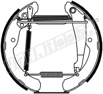 fri.tech. 16216 Тормозные колодоки 
