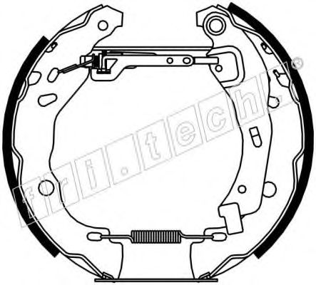 fri.tech. 16219 Тормозные колодоки 