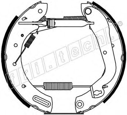 fri.tech. 16222 Тормозные колодоки 