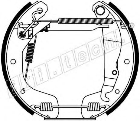 fri.tech. 16230 Тормозные колодоки 
