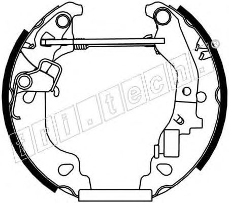 fri.tech. 16234 Тормозные колодоки 