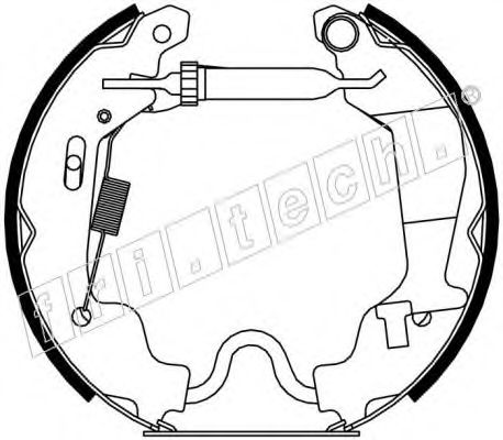 fri.tech. 16256 Тормозные колодоки 