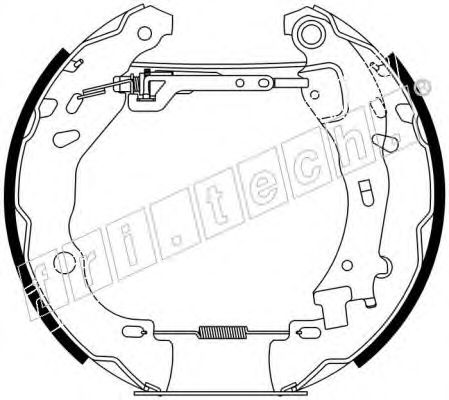 fri.tech. 16258 Тормозные колодоки 