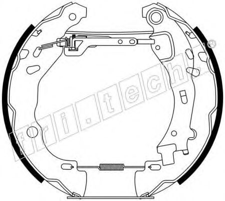 fri.tech. 16259 Тормозные колодоки 