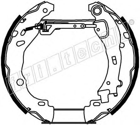 fri.tech. 16276 Тормозные колодоки 