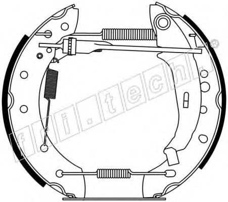 fri.tech. 16277 Тормозные колодоки 