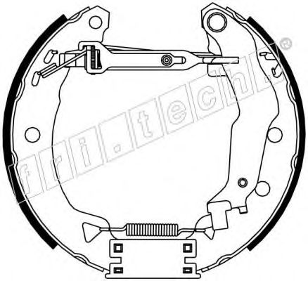 fri.tech. 16285 Тормозные колодоки 