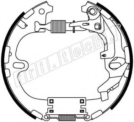 fri.tech. 16333 Тормозные колодоки 