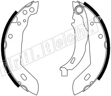 fri.tech. 17012 Тормозные колодоки для RENAULT (Рено) fri.tech. 17012 Тормозные колодоки для RENAULT (Рено)