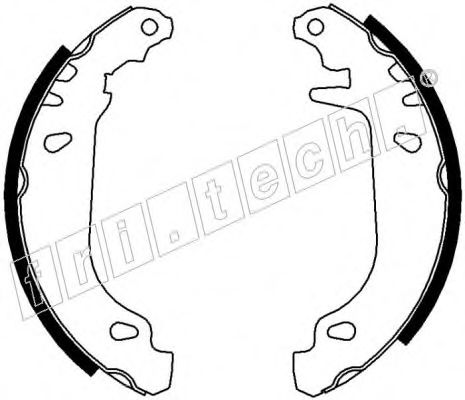 fri.tech. 17018 Тормозные колодоки для RENAULT EXPRESS (Рено Эxпрэсс) fri.tech. 17018 Тормозные колодоки для RENAULT EXPRESS (Рено Эxпрэсс)