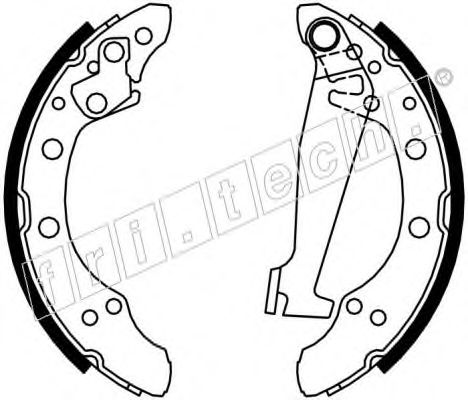 fri.tech. 17072 Тормозные колодоки для VOLKSWAGEN VENTO (Фольксваген Венто) fri.tech. 17072 Тормозные колодоки для VOLKSWAGEN VENTO (Фольксваген Венто)