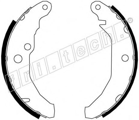 fri.tech. 17121 Тормозные колодоки для FORD (Форд) fri.tech. 17121 Тормозные колодоки для FORD (Форд)