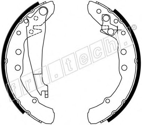fri.tech. 17140 Тормозные колодоки для AUDI 90 (Ауди 90) fri.tech. 17140 Тормозные колодоки для AUDI 90 (Ауди 90)