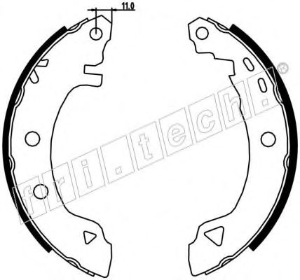 fri.tech. 17150 Тормозные колодоки для ALFA ROMEO 145 (Альфа ромео 145) fri.tech. 17150 Тормозные колодоки для ALFA ROMEO 145 (Альфа ромео 145)