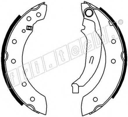 fri.tech. 17177 Тормозные колодоки для FORD FIESTA (Форд Фиэста) fri.tech. 17177 Тормозные колодоки для FORD FIESTA (Форд Фиэста)