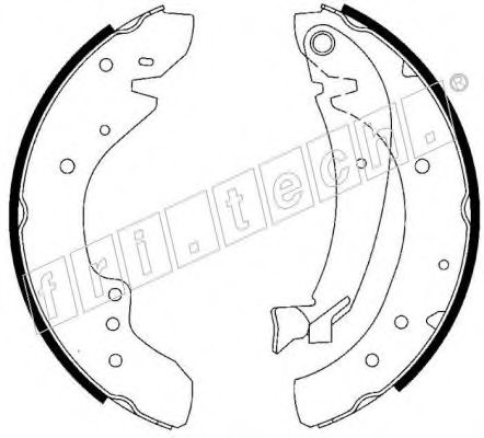 fri.tech. 17204 Тормозные колодоки для FIAT DUCATO (Фиат Дукато) fri.tech. 17204 Тормозные колодоки для FIAT DUCATO (Фиат Дукато)