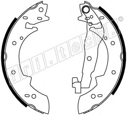 fri.tech. 17224 Тормозные колодоки для SUZUKI JIMNY (Сузуки Жимнъ) fri.tech. 17224 Тормозные колодоки для SUZUKI JIMNY (Сузуки Жимнъ)