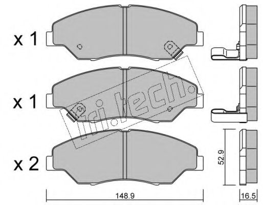 fri.tech. 385.0 Тормозные колодки для KIA SPORTAGE (Киа Спортейдж) fri.tech. 385.0 Тормозные колодки для KIA SPORTAGE (Киа Спортейдж)