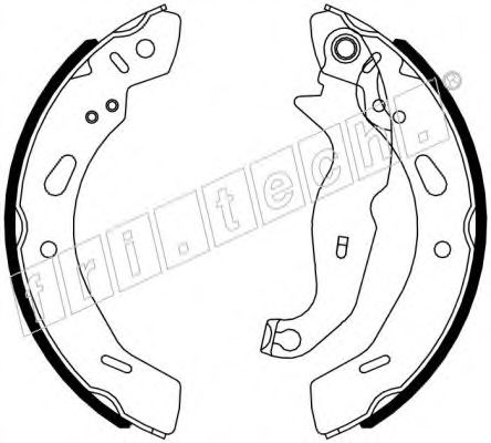 fri.tech. 1040.162 Тормозные колодоки 
