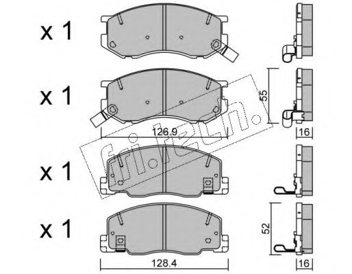 fri.tech. 472.0 Тормозные колодки для TOYOTA ESTIMA (Тойота/тоета Эстима) fri.tech. 472.0 Тормозные колодки для TOYOTA ESTIMA (Тойота/тоета Эстима)
