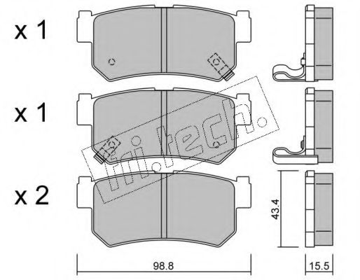 fri.tech. 535.0 Тормозные колодки для SSANGYONG KORANDO SPORTS II (Сан-янг/санянг Корандо спорц 2) fri.tech. 535.0 Тормозные колодки для SSANGYONG KORANDO SPORTS II (Сан-янг/санянг Корандо спорц 2)