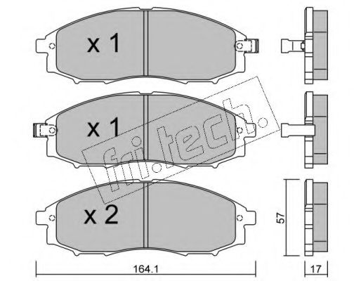 fri.tech. 627.0 Тормозные колодки для NISSAN PICKUP III (Ниссан Пиcкуп 3) fri.tech. 627.0 Тормозные колодки для NISSAN PICKUP III (Ниссан Пиcкуп 3)