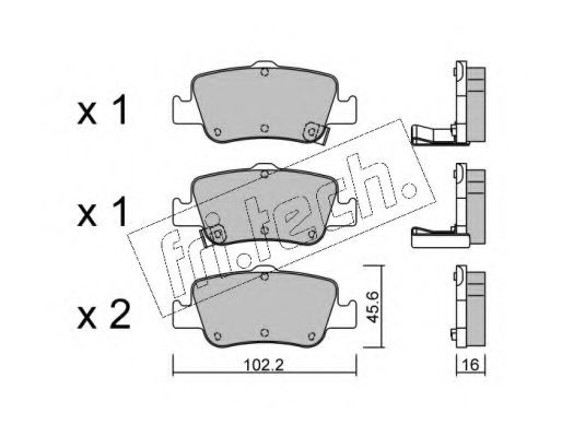 fri.tech. 812.0 Тормозные колодки для TOYOTA AURIS ING SPORTS (Тойота/тоета Аурис спорт) fri.tech. 812.0 Тормозные колодки для TOYOTA AURIS ING SPORTS (Тойота/тоета Аурис спорт)