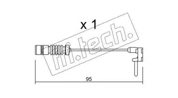 fri.tech. SU.011 Сигнализатор, износ тормозных колодок для MERCEDES-BENZ CL-CLASS (Мэрcэдэс-бэнз Cл-cласс) fri.tech. SU.011 Сигнализатор, износ тормозных колодок для MERCEDES-BENZ CL-CLASS (Мэрcэдэс-бэнз Cл-cласс)