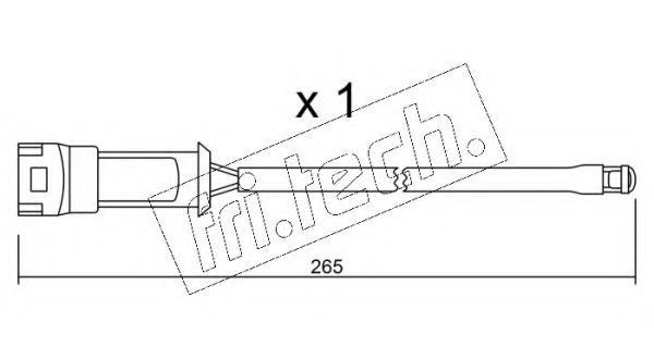 fri.tech. SU.013A Сигнализатор, износ тормозных колодок для FORD SCORPIO I (Форд Скорпио 1) fri.tech. SU.013A Сигнализатор, износ тормозных колодок для FORD SCORPIO I (Форд Скорпио 1)