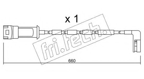 fri.tech. SU.082 Сигнализатор, износ тормозных колодок для OPEL ASTRA F (Опель Астра ф) fri.tech. SU.082 Сигнализатор, износ тормозных колодок для OPEL ASTRA F (Опель Астра ф)