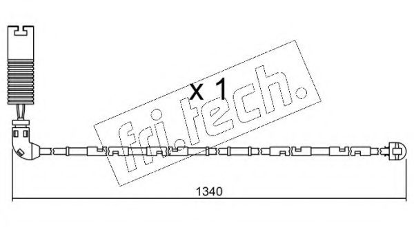 fri.tech. SU.113 Сигнализатор, износ тормозных колодок для BMW (Бмв) fri.tech. SU.113 Сигнализатор, износ тормозных колодок для BMW (Бмв)