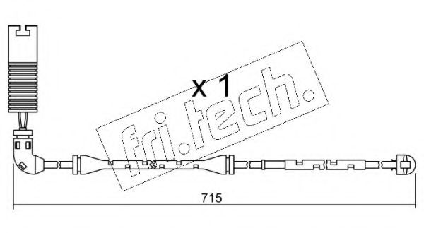 fri.tech. SU.155 Сигнализатор, износ тормозных колодок для BMW (Бмв) fri.tech. SU.155 Сигнализатор, износ тормозных колодок для BMW (Бмв)