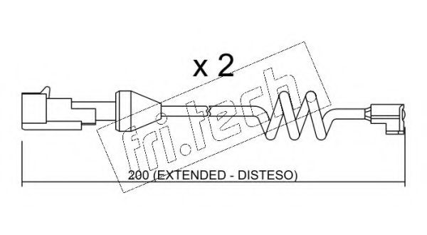 fri.tech. SU.165K Сигнализатор, износ тормозных колодок для IVECO EUROFIRE (Ивеко Эурофирэ) fri.tech. SU.165K Сигнализатор, износ тормозных колодок для IVECO EUROFIRE (Ивеко Эурофирэ)