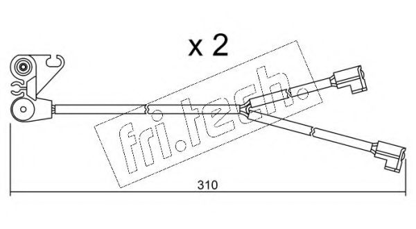 fri.tech. SU.170K Сигнализатор, износ тормозных колодок для IVECO STRALIS (Ивеко Стралис) fri.tech. SU.170K Сигнализатор, износ тормозных колодок для IVECO STRALIS (Ивеко Стралис)
