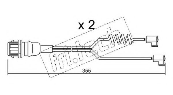 fri.tech. SU.181K Сигнализатор, износ тормозных колодок для RENAULT TRUCKS MAGNUM (Рено трак Магнум) fri.tech. SU.181K Сигнализатор, износ тормозных колодок для RENAULT TRUCKS MAGNUM (Рено трак Магнум)