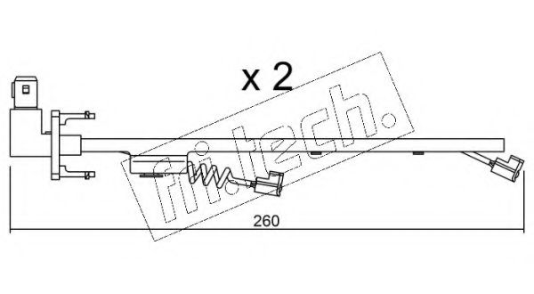 fri.tech. SU.184K Сигнализатор, износ тормозных колодок для RENAULT TRUCKS MAGNUM (Рено трак Магнум) fri.tech. SU.184K Сигнализатор, износ тормозных колодок для RENAULT TRUCKS MAGNUM (Рено трак Магнум)