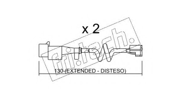 fri.tech. SU.225K Сигнализатор, износ тормозных колодок для IVECO DAILY IV (Ивеко Даилъ иv) fri.tech. SU.225K Сигнализатор, износ тормозных колодок для IVECO DAILY IV (Ивеко Даилъ иv)