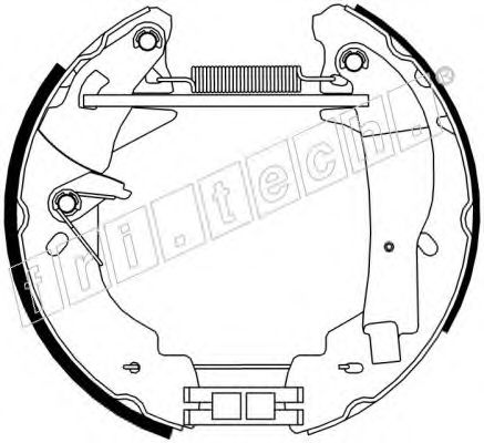 fri.tech. 16349 Тормозные колодоки 
