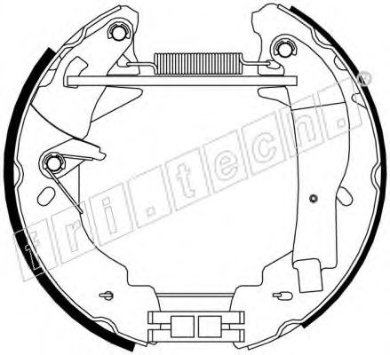 fri.tech. 16350 Тормозные колодоки 