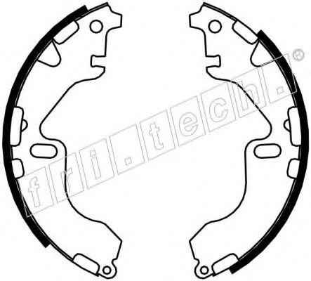 fri.tech. 1115.320 Тормозные колодоки 