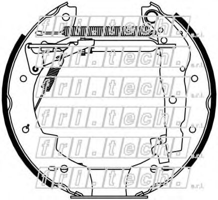 fri.tech. 16406 Тормозные колодоки 